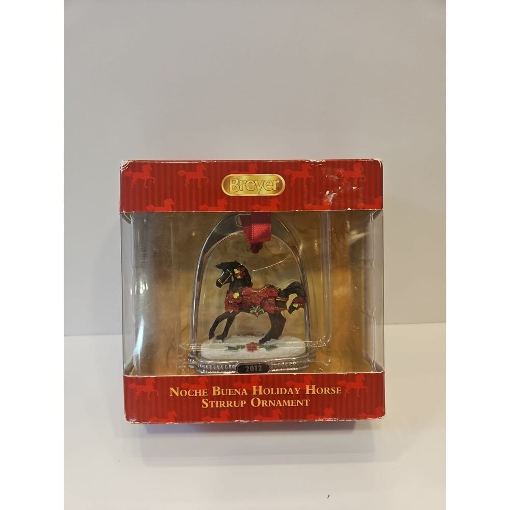 BREYER Noche Buena Holiday Horse Stirrup Ornament‎ #700312